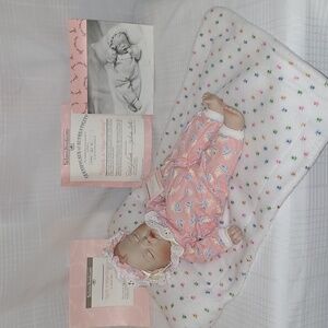 Yolando Bello Lullaby Baby Porcelain 'Rock-A-Bye Baby' Vintage Doll - 1st Issue